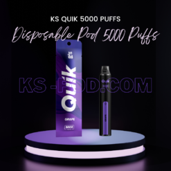 KS Quik 5000 Puffs Grape