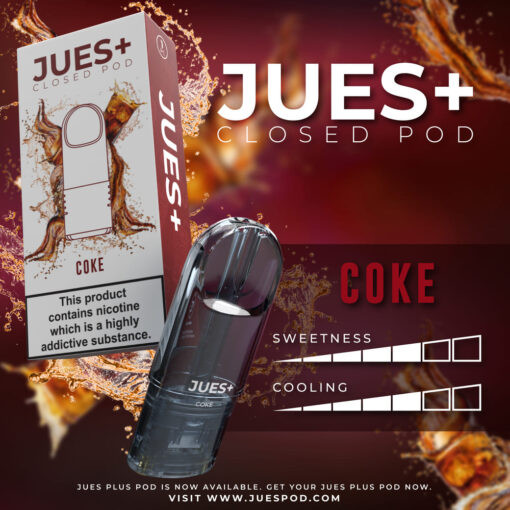 Jues Plus กลิ่น Coke: กลิ่นโค้กที่มีความคลาสสิกและความซ่า สร้างความรู้สึกเหมือนกำลังเปิดฝาขวดโค้กสัมผัสความซ่าไปพร้อมกัน