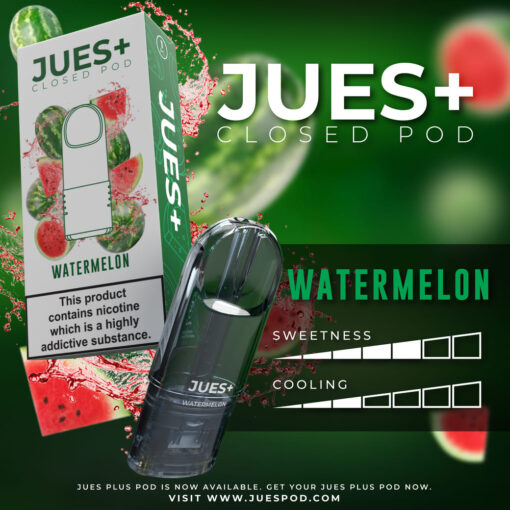 Jues Plus กลิ่น Watermelon: กลิ่นแตงโมที่สดชื่นและหวานอ่อน คุณจะรับความสดชื่นและความหวานของแตงโม