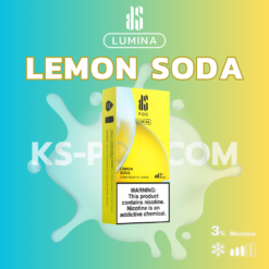KS Lumina Lemon Soda : ความสดชื่นของมะนาวผสมน้ำอัดลม ให้รสชาติกรุ้มกริ่มเหมือนดื่มน้ำส้มสายชู