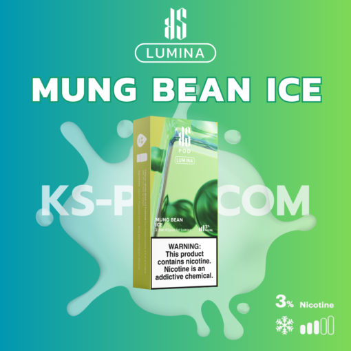 KS Lumina Mung Bean Ice เป็นกลิ่นที่เอาใจชอบผู้ที่ชื่นชอบรสชาติเฉพาะ กลิ่นถั่วเขียวจะสร้างความหอมหวานนุ่มนวล
