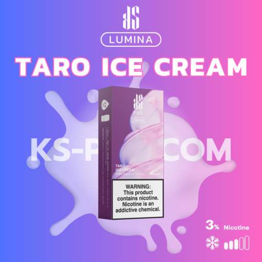 KS Lumina Taro ice cream: รสไอศกรีมเผือก หวานและครีมมี่ สำหรับวันที่ต้องการมีความอบอุ่น