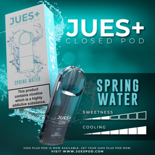 Jues Plus กลิ่น Spring Water: กลิ่นของน้ำธรรมชาติที่สดชื่นและบริสุทธิ์ เหมือนเปิดตัวของฤดูใบไม้ผลิภายในน้ำเพื่อรับประทานความสดชื่นแห่งธรรมชาติ