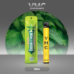 VMC 600 Puffs กลิ่น Double Mint (ดับเบิ้ลมิ้น) มีกลิ่นของดับเบิ้ลมิ้นต์ที่สดชื่นและหอมหวาน กลิ่นนี้จะทำให้คุณรู้สึกเหมือนกำลังหายใจลมหายใจในป่ามิ้นต์