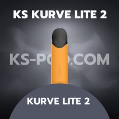 KS KURVE LITE 2 บุหรี่ไฟฟ้าพอตแบบเปลี่ยนหัว รุ่นใหม่ เรียบหรูตามแบบฉบับของ KS ที่ออกมาในรุ่นราคาถูกตามเสียงเรียกร้องใน Gen ที่ 2 ในชื่อรุ่น Kurve Lite 2