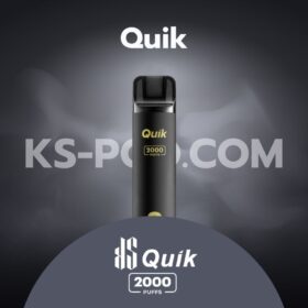 KS Quik 2000 พอตใช้แล้วทิ้ง รุ่นยอดนิยมจาก KS กับฟีลที่คุ้มเกินราคา สูบได้ยาวนานถึง 2000 คำ มีครบทุกกลิ่นให้เลือกซื้อ รับประกันทุกชิ้ ส่งด่วน KS Quik 2000