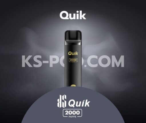 KS Quik 2000 พอตใช้แล้วทิ้ง รุ่นยอดนิยมจาก KS กับฟีลที่คุ้มเกินราคา สูบได้ยาวนานถึง 2000 คำ มีครบทุกกลิ่นให้เลือกซื้อ รับประกันทุกชิ้ ส่งด่วน KS Quik 2000